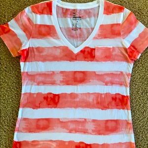 GAP Orange Striped Tee